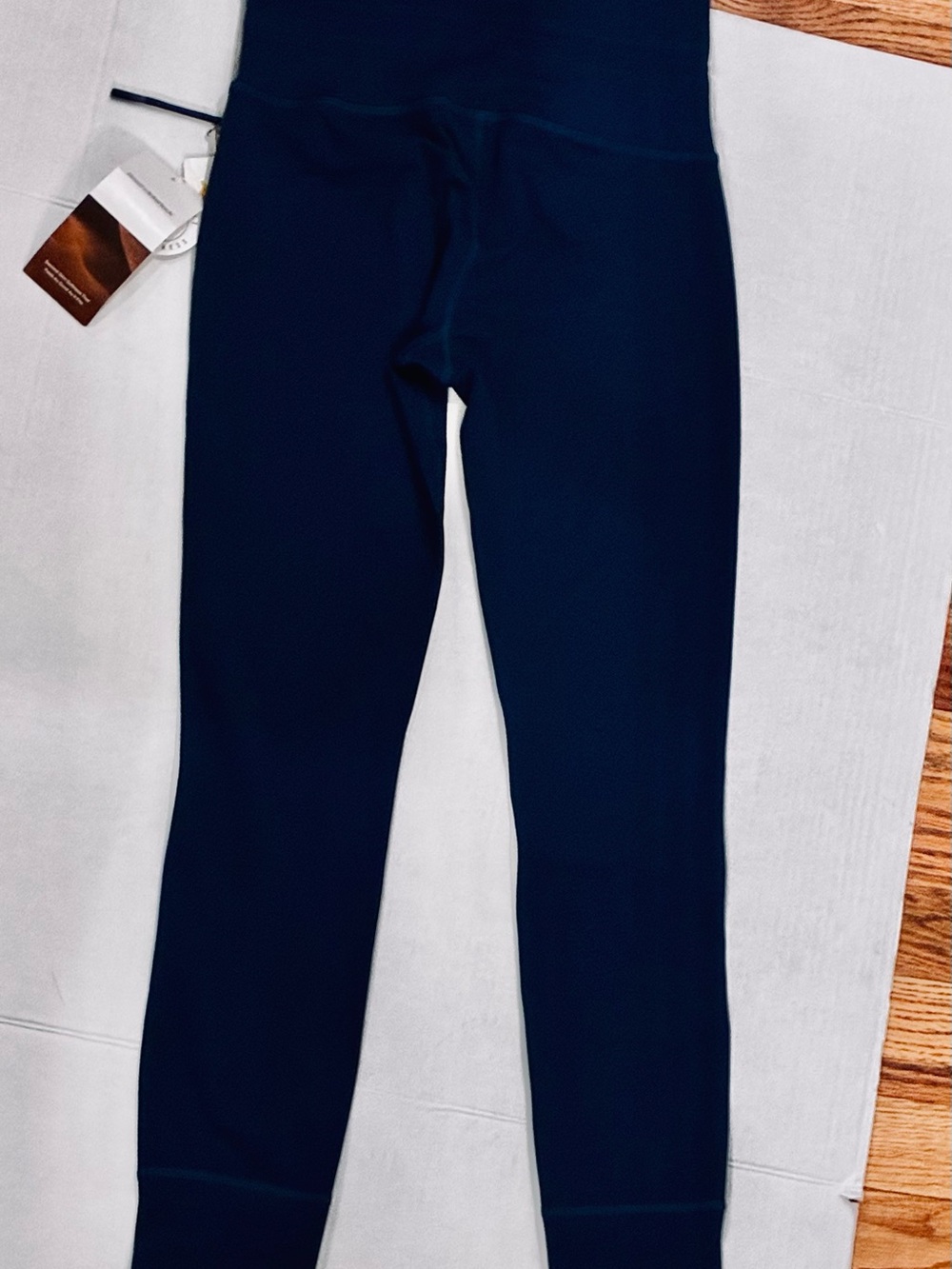 NWT Vuori Daily Legging Ink Blue Drawstring 7/8 High Rise Pocket Small - Picture 8 of 12